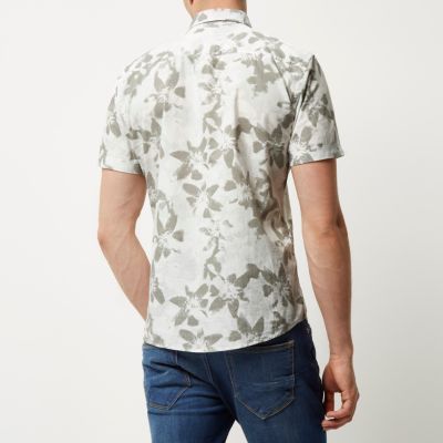 Blue Only & Sons floral print shirt